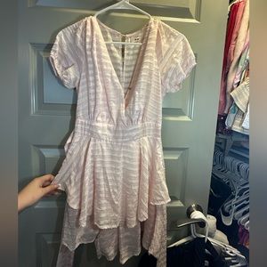 Extra extra small, pink baby doll style dress.